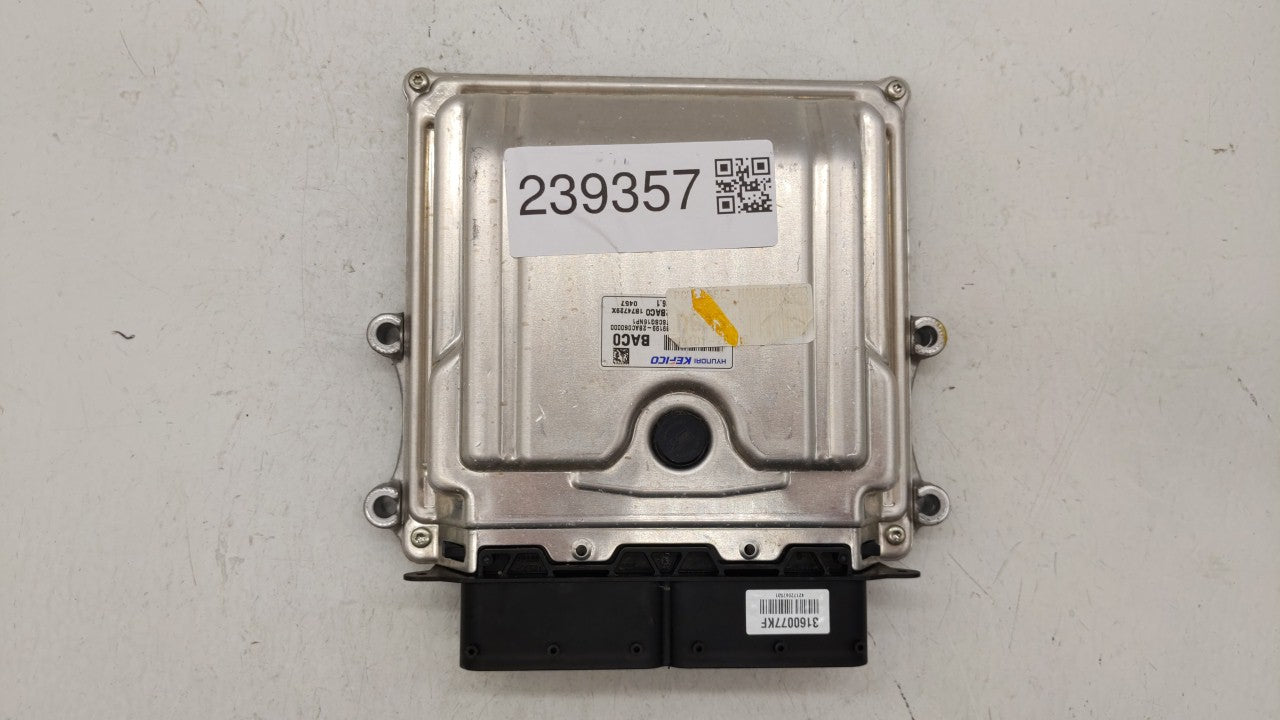 2018 Kia Rio PCM Engine Control Computer ECU ECM PCU OEM P/N:39199-2BAC0 Fits OEM Used Auto Parts - Oemusedautoparts1.com