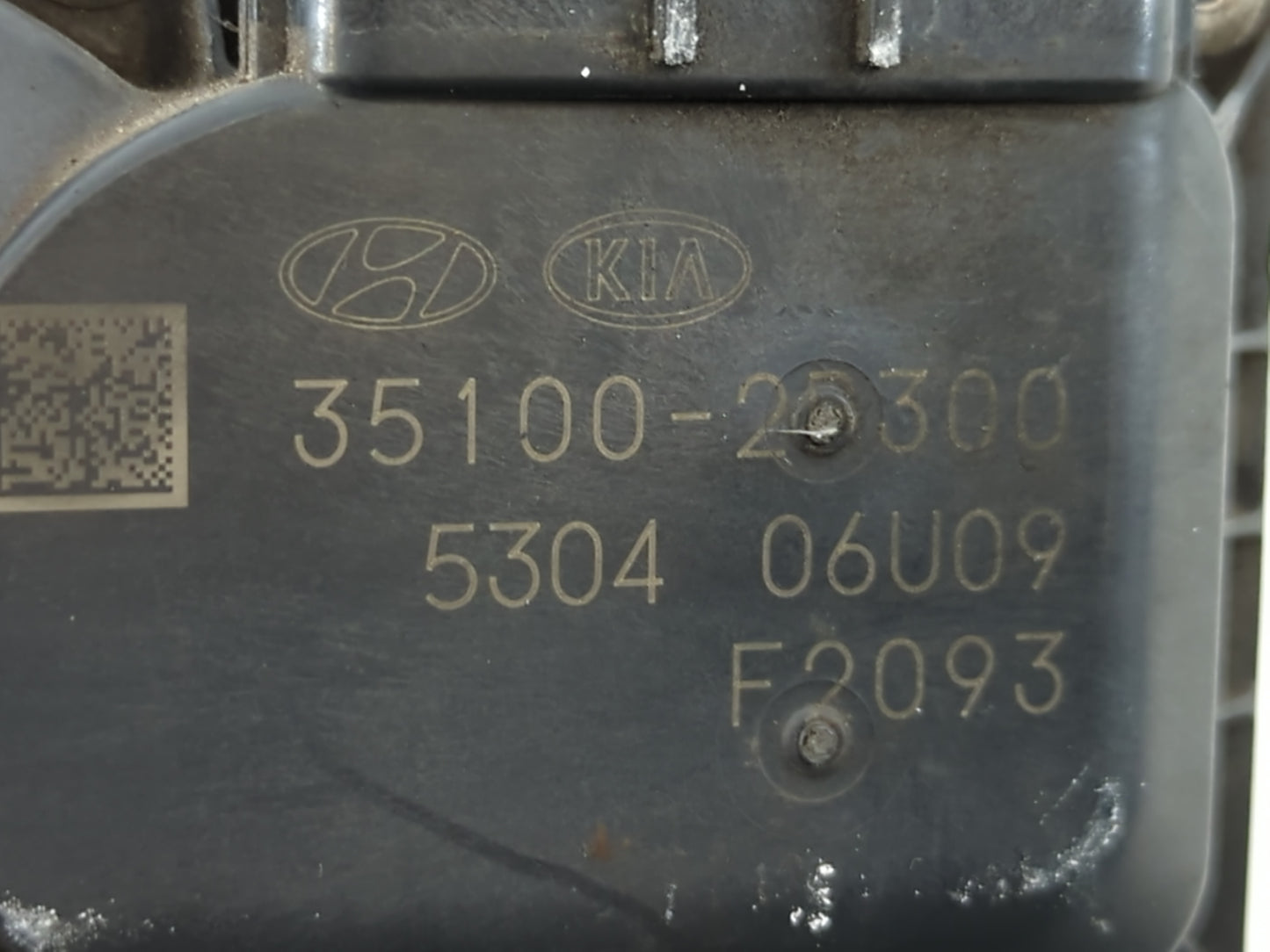 2012-2019 Kia Rio Throttle Body P/N:5304 06U09 35100-2B300 Fits Fits 2012 2013 2014 2015 2016 2017 2018 2019 OEM Used Auto P