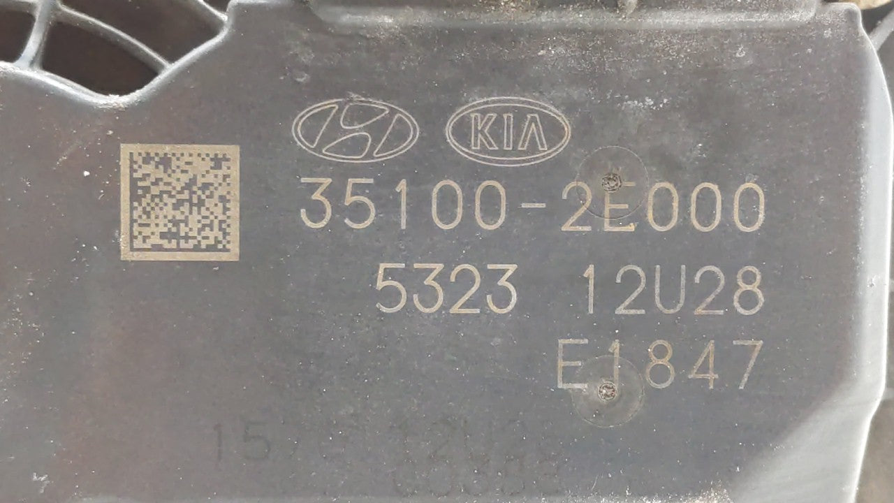 2014-2019 Kia Soul Throttle Body P/N:35100-2E000 Fits Fits 2011 2012 2013 2014 2015 2016 2017 2018 2019 OEM Used Auto Parts