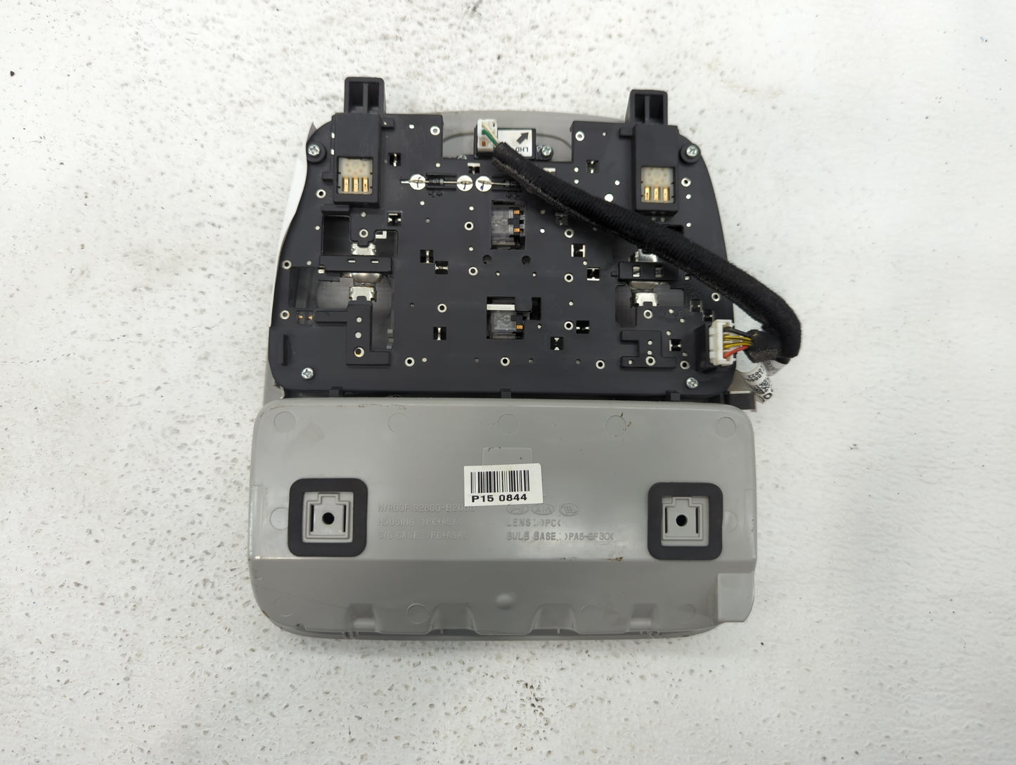 2014-2019 Kia Soul Overhead Roof Console Grey - Oemusedautoparts1.com