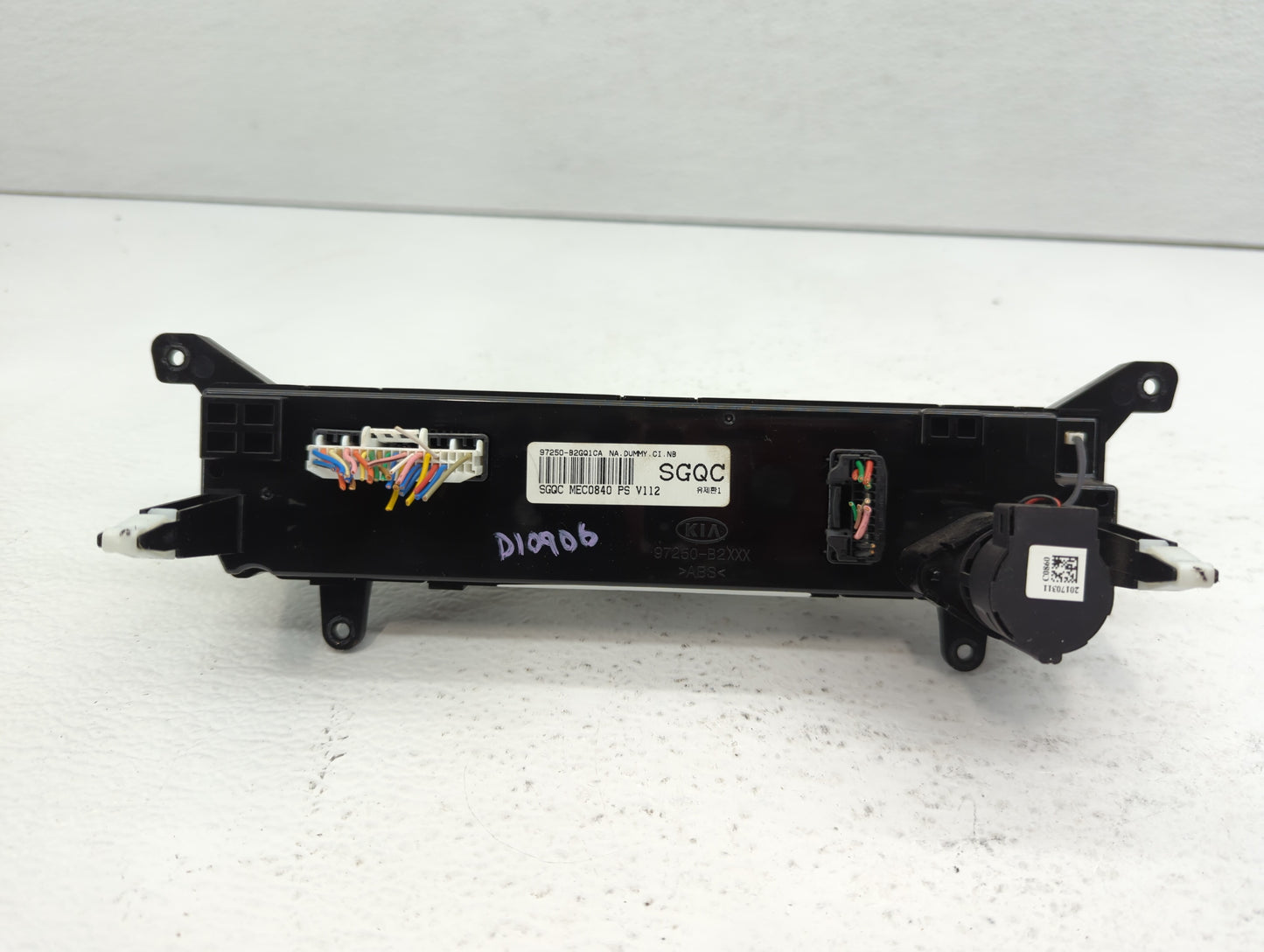 2017-2019 Kia Soul Climate Control Module Temperature AC/Heater Replacement P/N:97250-B2DQ1CA 97250-B2GQ1CA Fits OEM Used Au
