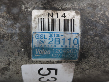 2014-2019 Kia Soul Car Starter Motor Solenoid OEM P/N:36100-2B110 Fits Fits 2014 2015 2016 2017 2018 2019 OEM Used Auto Parts