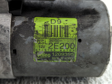 2016-2021 Kia Soul Car Starter Motor Solenoid OEM P/N:36100-2E200 Fits Fits 2013 2014 2016 2017 2018 2019 2020 2021 2022 OEM Used Auto Parts
