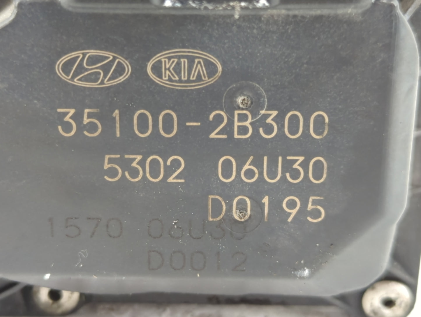 2012-2019 Kia Soul Throttle Body P/N:D0195 5302 06U30, 35100-2B300 Fits Fits 2012 2013 2014 2015 2016 2017 2018 2019 OEM Use