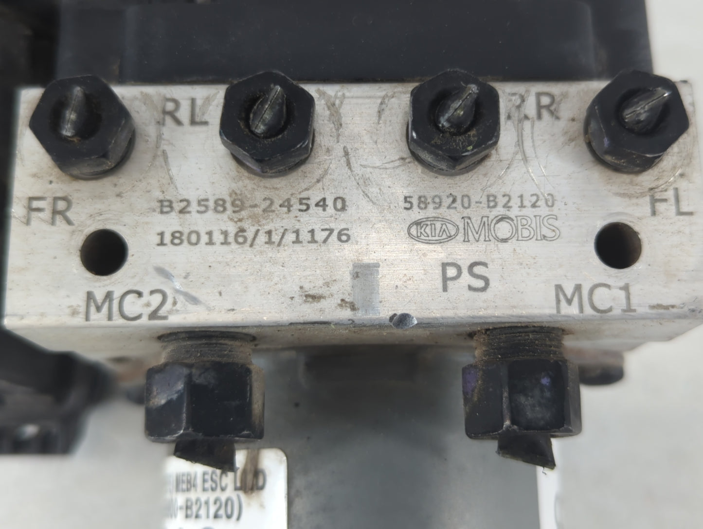 2017-2019 Kia Soul ABS Pump Control Module Replacement P/N:58920-B2120 B2589-24540 Fits Fits 2017 2018 2019 OEM Used Auto Pa