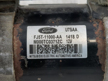 2015-2019 Lincoln Mkc Car Starter Motor Solenoid OEM P/N:M000TC0371ZC FJ5T-11000-AA Fits OEM Used Auto Parts