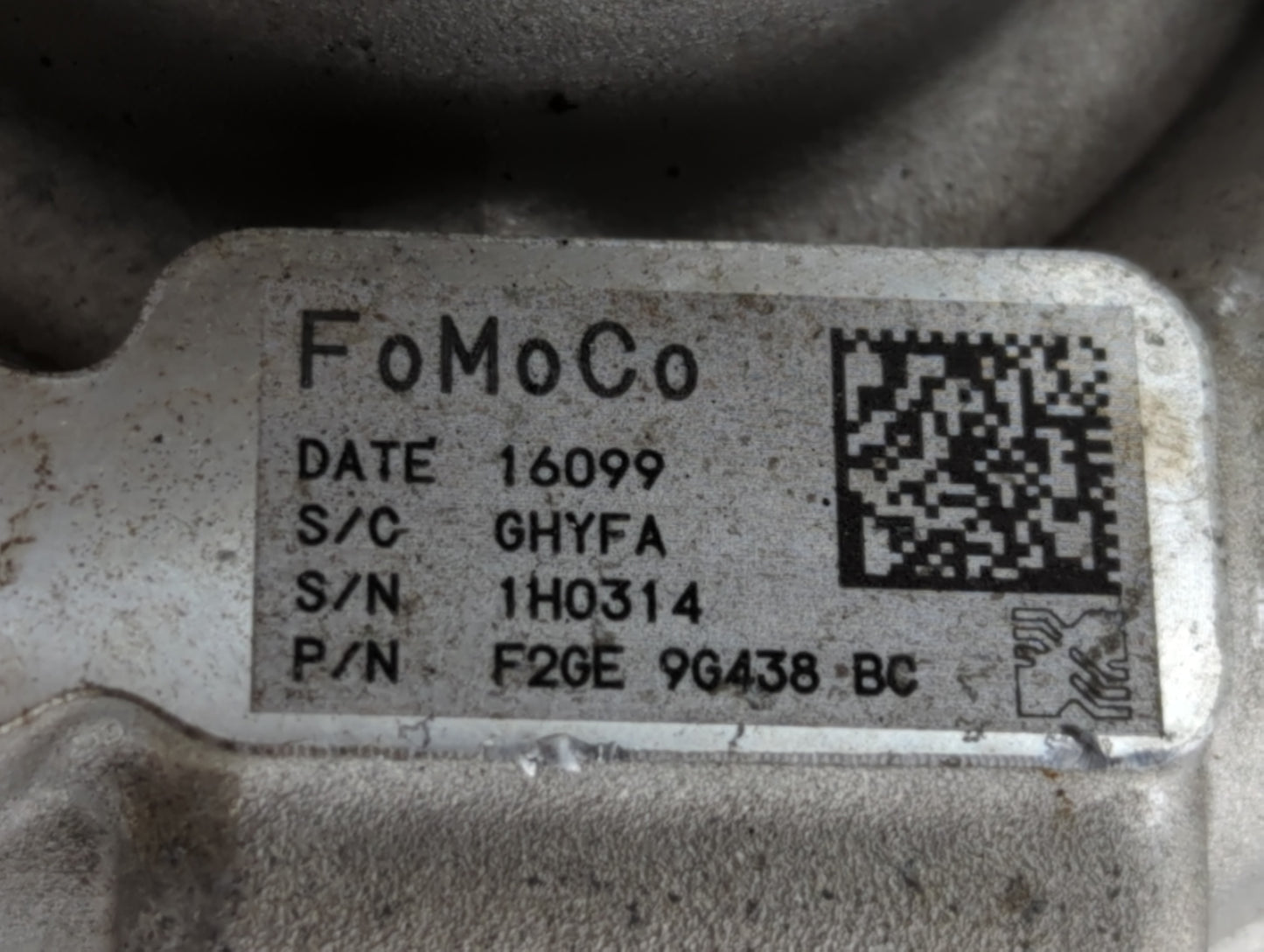 2017 Lincoln Mkc Turbocharger Turbo Charger Super Charger Supercharger - Oemusedautoparts1.com