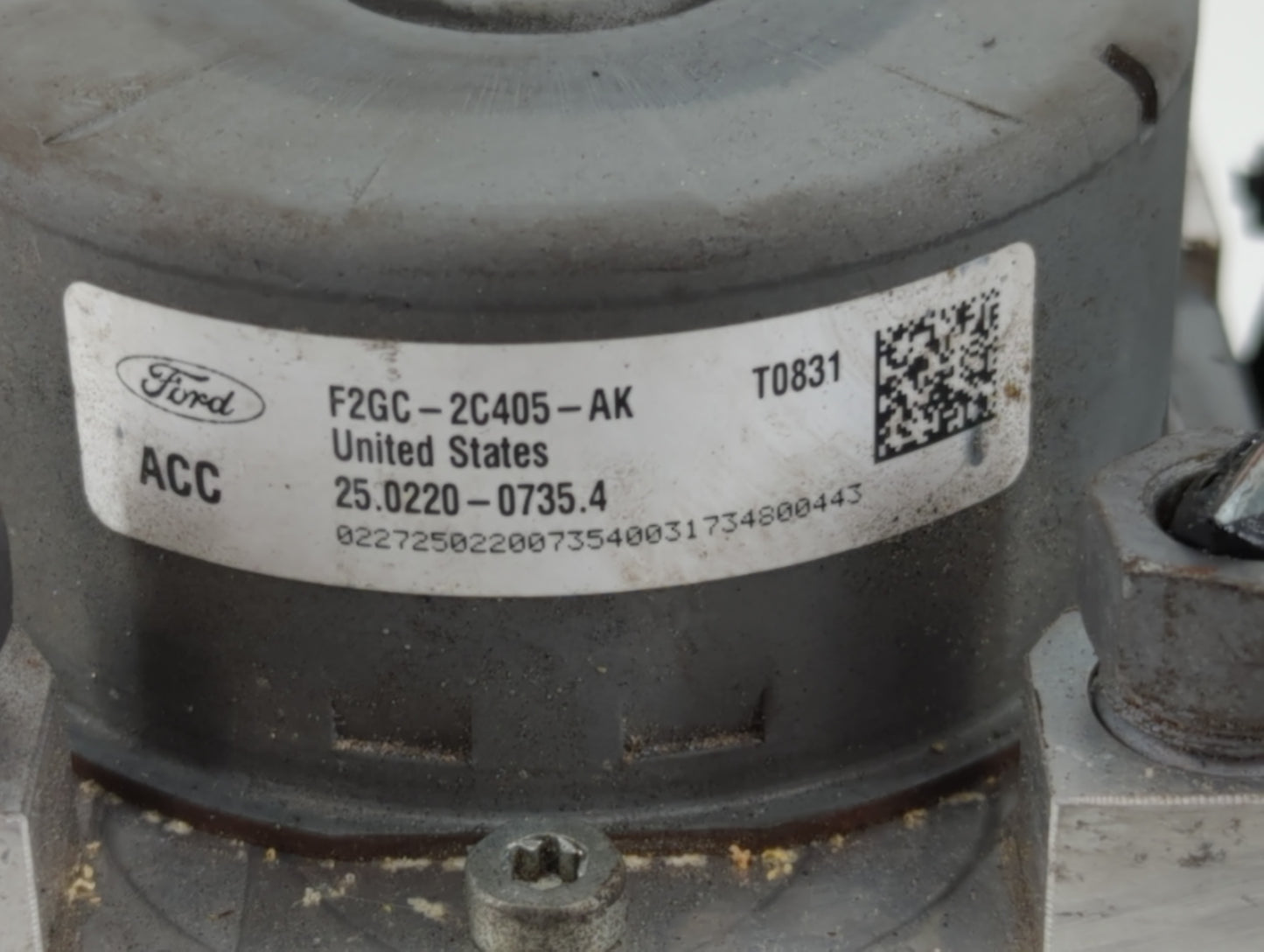 2016-2018 Lincoln Mkx ABS Pump Control Module Replacement P/N:F2GC-2C405-AK Fits Fits 2015 2016 2017 2018 OEM Used Auto Part