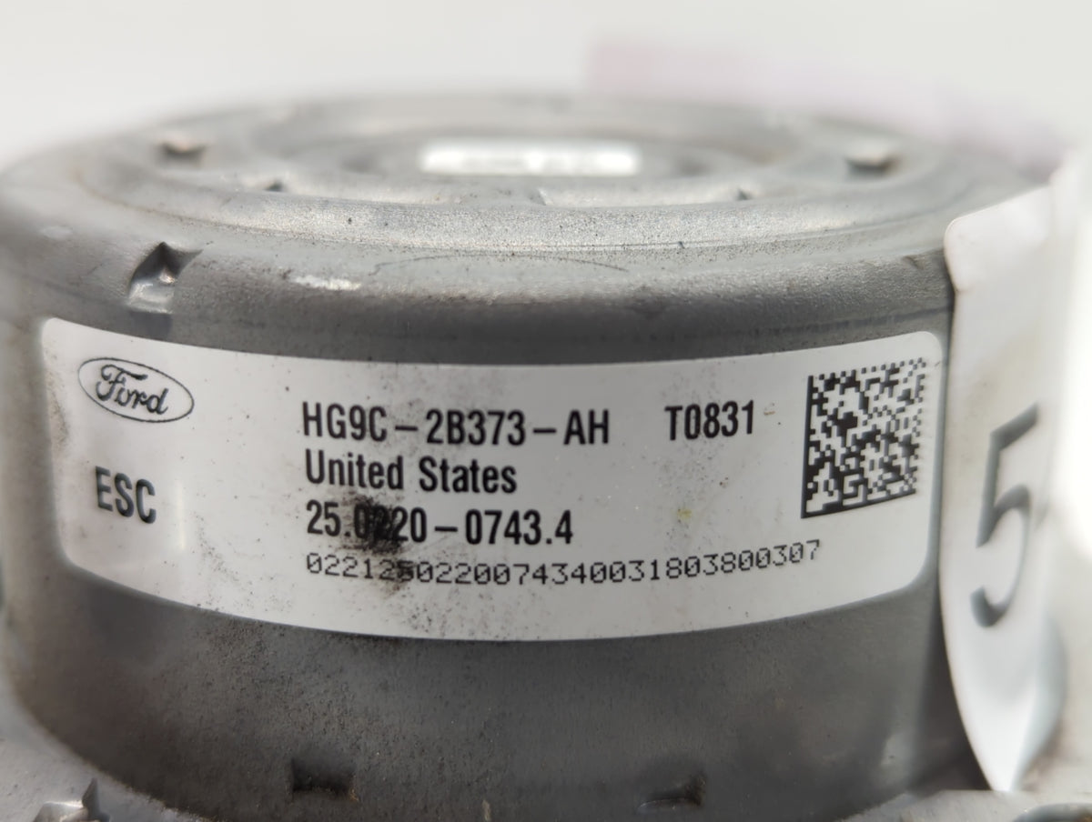 2017-2018 Lincoln Mkz Anti-Lock Brake ABS Pump Module Actuator OEM P/N:HG9C-2B373-AH Fits Fits 2017 2018 OEM Used Auto Parts