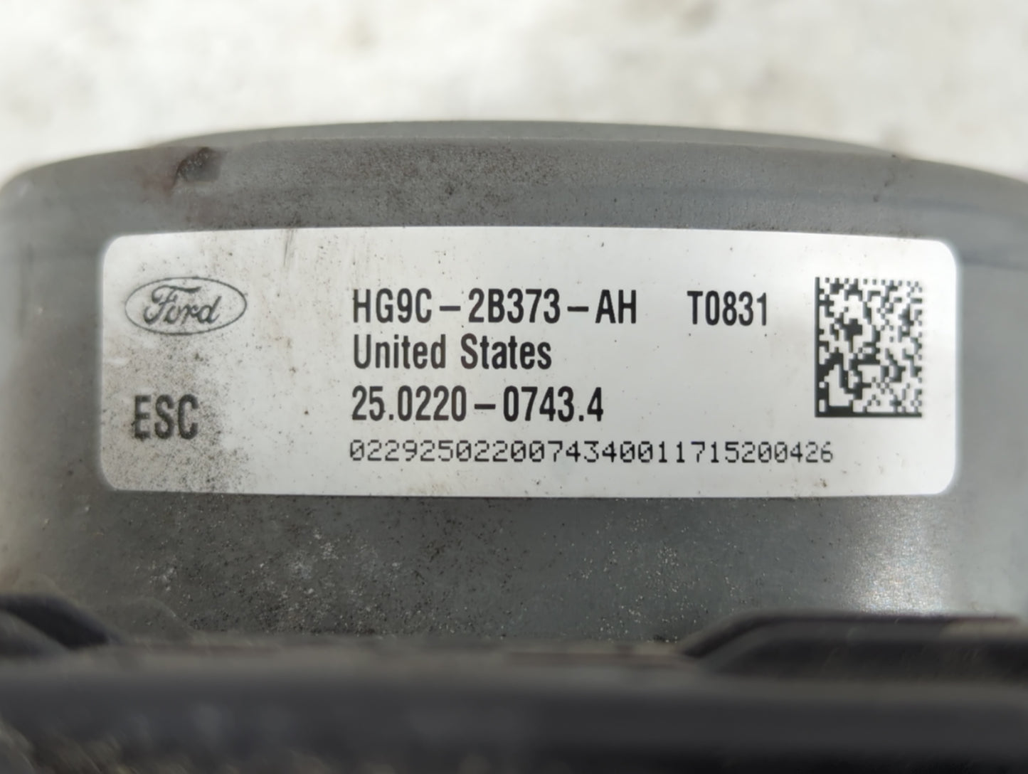 2017-2018 Lincoln Mkz ABS Pump Control Module Replacement P/N:HG9C-2B373-AH Fits Fits 2017 2018 OEM Used Auto Parts - Oemuse