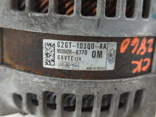 2013-2020 Lincoln Mkz Alternator Replacement Generator Charging Assembly Engine OEM P/N:G2GT-10300-AA Fits OEM Used Auto Parts