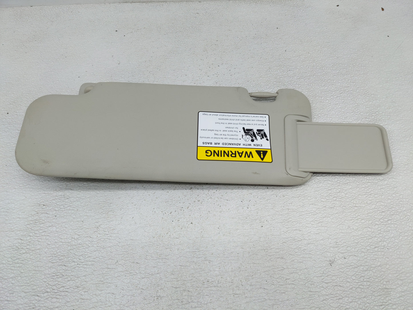 2014-2018 Mazda 3 Sun Visor Shade Replacement Passenger Right Mirror Fits Fits 2014 2015 2016 2017 2018 OEM Used Auto Parts