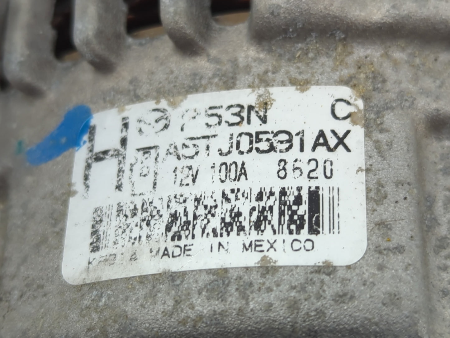 2018 Mazda 3 Alternator Replacement Generator Charging Assembly Engine OEM P/N:A5TJ0591AX Fits Fits 2016 2017 2019 2020 2021