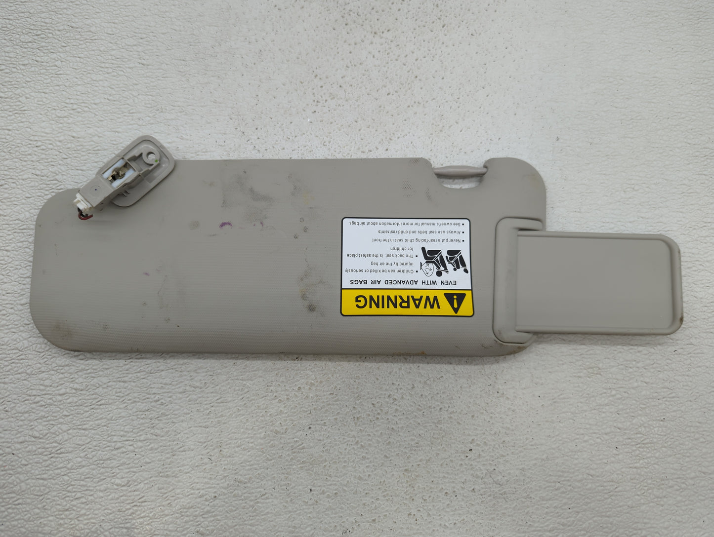 2014-2018 Mazda 3 Sun Visor Shade Replacement Passenger Right Mirror Fits Fits 2014 2015 2016 2017 2018 OEM Used Auto Parts