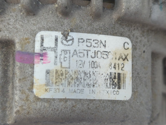 2018 Mazda 3 Alternator Replacement Generator Charging Assembly Engine OEM P/N:A5TJ0501 AX P53N Fits OEM Used Auto Parts