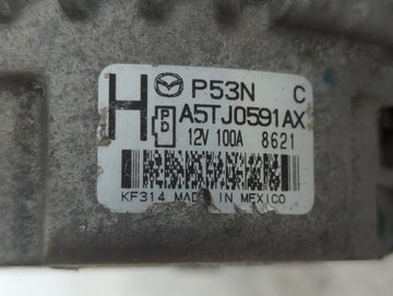 2018 Mazda 3 Alternator Replacement Generator Charging Assembly Engine OEM P/N:A5TJ0591AX P53NC Fits OEM Used Auto Parts