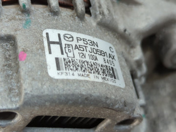 2018 Mazda 3 Alternator Replacement Generator Charging Assembly Engine OEM P/N:A5TJ0591AX Fits Fits 2016 2017 2019 2020 2021 2022 OEM Used Auto Parts