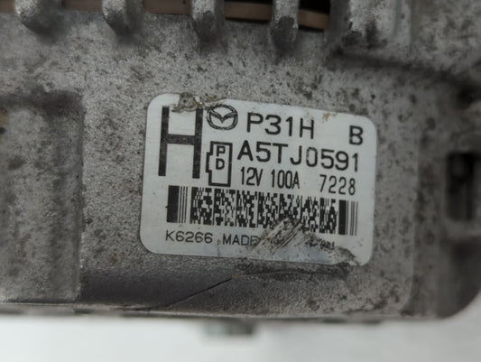 2018 Mazda Cx-3 Alternator Replacement Generator Charging Assembly Engine OEM P/N:P31H A5TJ0591 A5TJ0591AX, A5TJ0591ZT Fits OEM Used Auto Parts