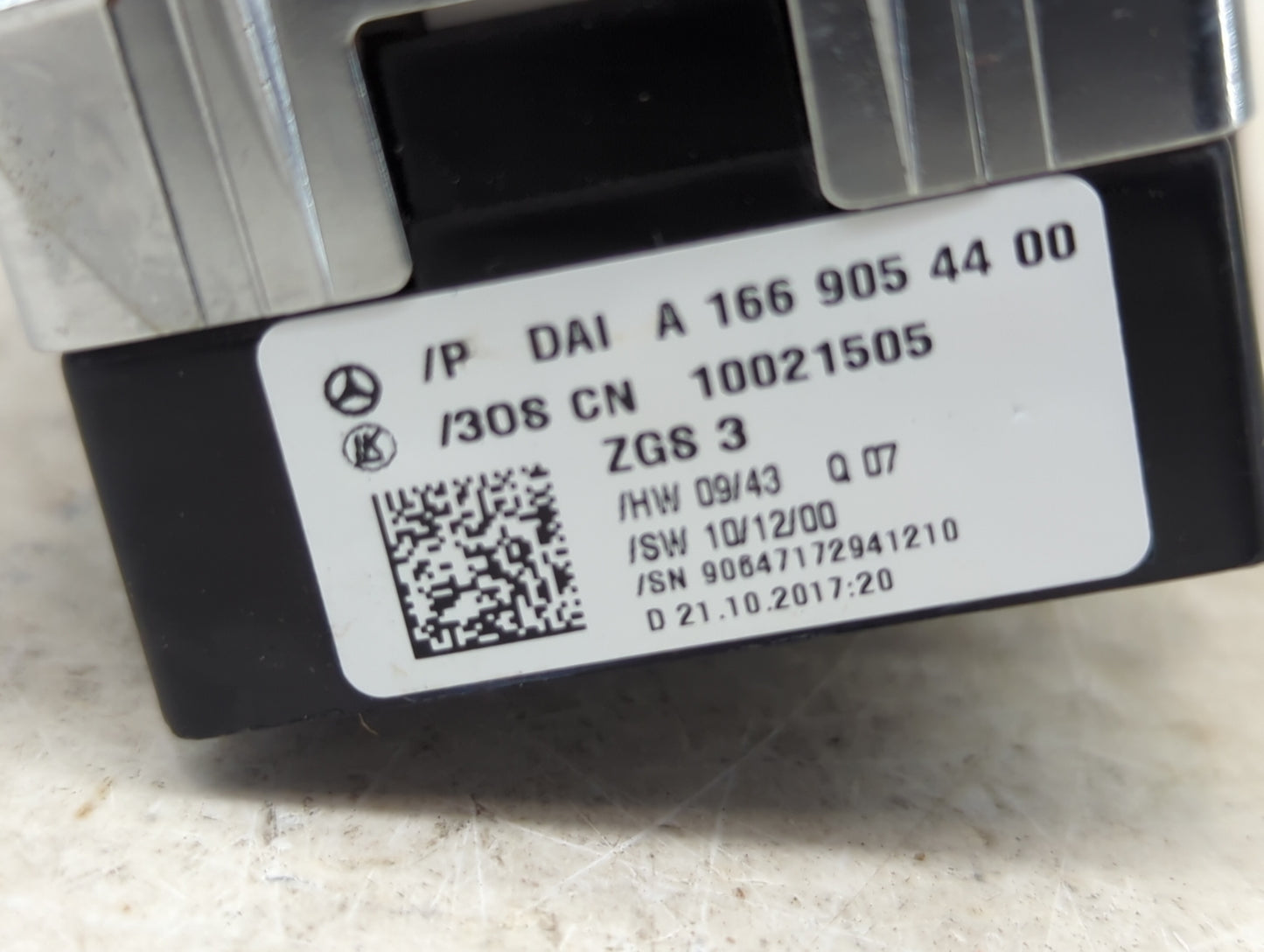 2016-2019 Mercedes-Benz Gle Master Power Window Switch Replacement Driver Side Left P/N:A1669054400 10021505 Fits OEM Used A
