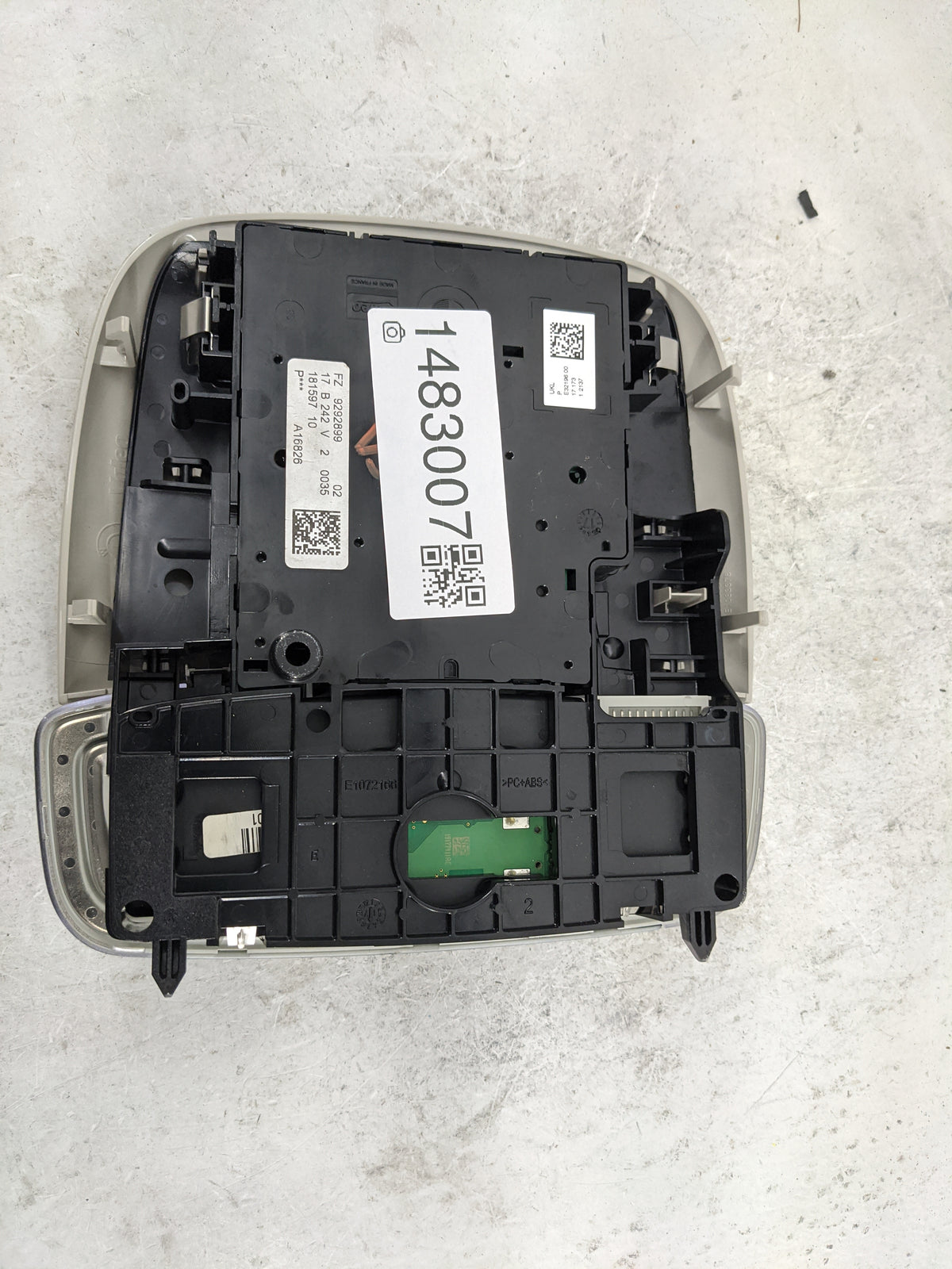 2018 Mini Cooper Overhead Roof Console Beige - Oemusedautoparts1.com