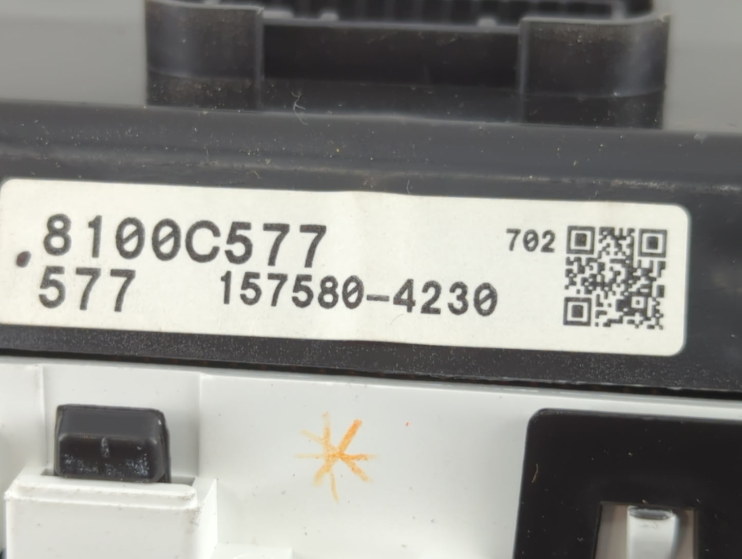 2018 Mitsubishi Mirage Instrument Cluster Speedometer Gauges P/N:8100C577 157580-4230 Fits OEM Used Auto Parts - Oemusedauto
