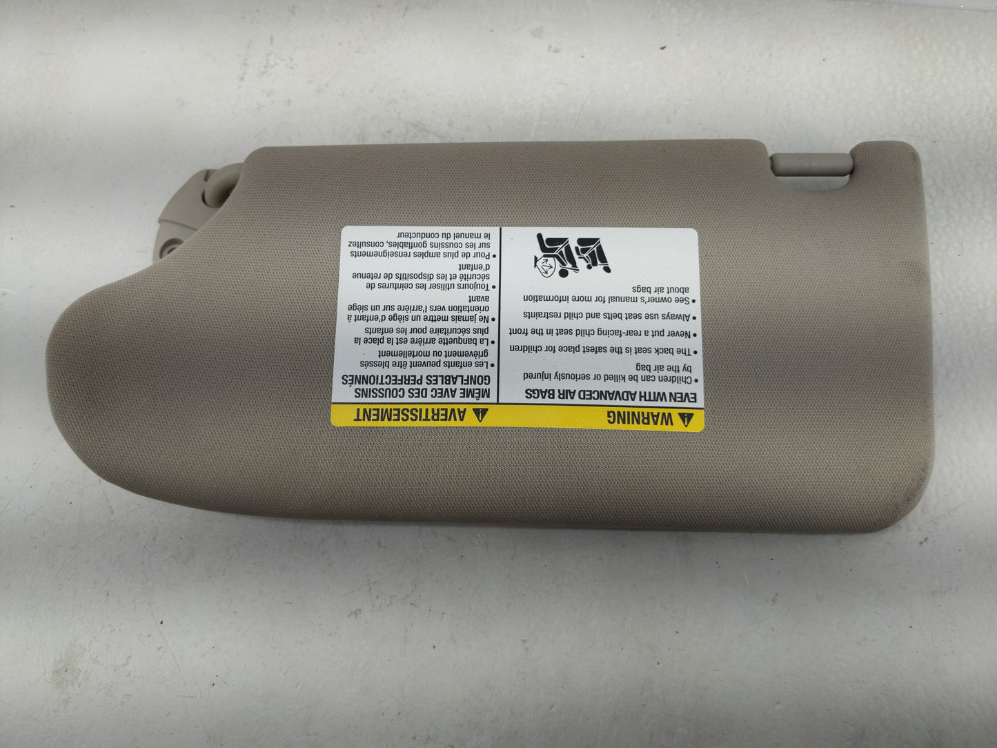 2013-2018 Nissan Altima Sun Visor Shade Replacement Passenger Right Mirror Fits Fits 2013 2014 2015 2016 2017 2018 OEM Used