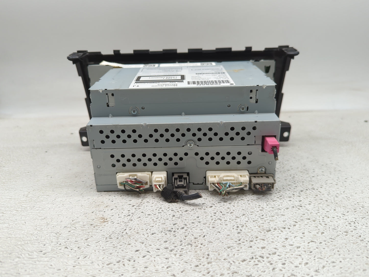 2018 Nissan Altima Radio AM FM Cd Player Receiver Replacement P/N:281859HU1C CV-CN27N2GX Fits OEM Used Auto Parts - Oemuseda