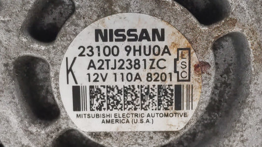 2018 Nissan Altima Alternator Replacement Generator Charging Assembly Engine OEM P/N:23100 9HU0A Fits OEM Used Auto Parts