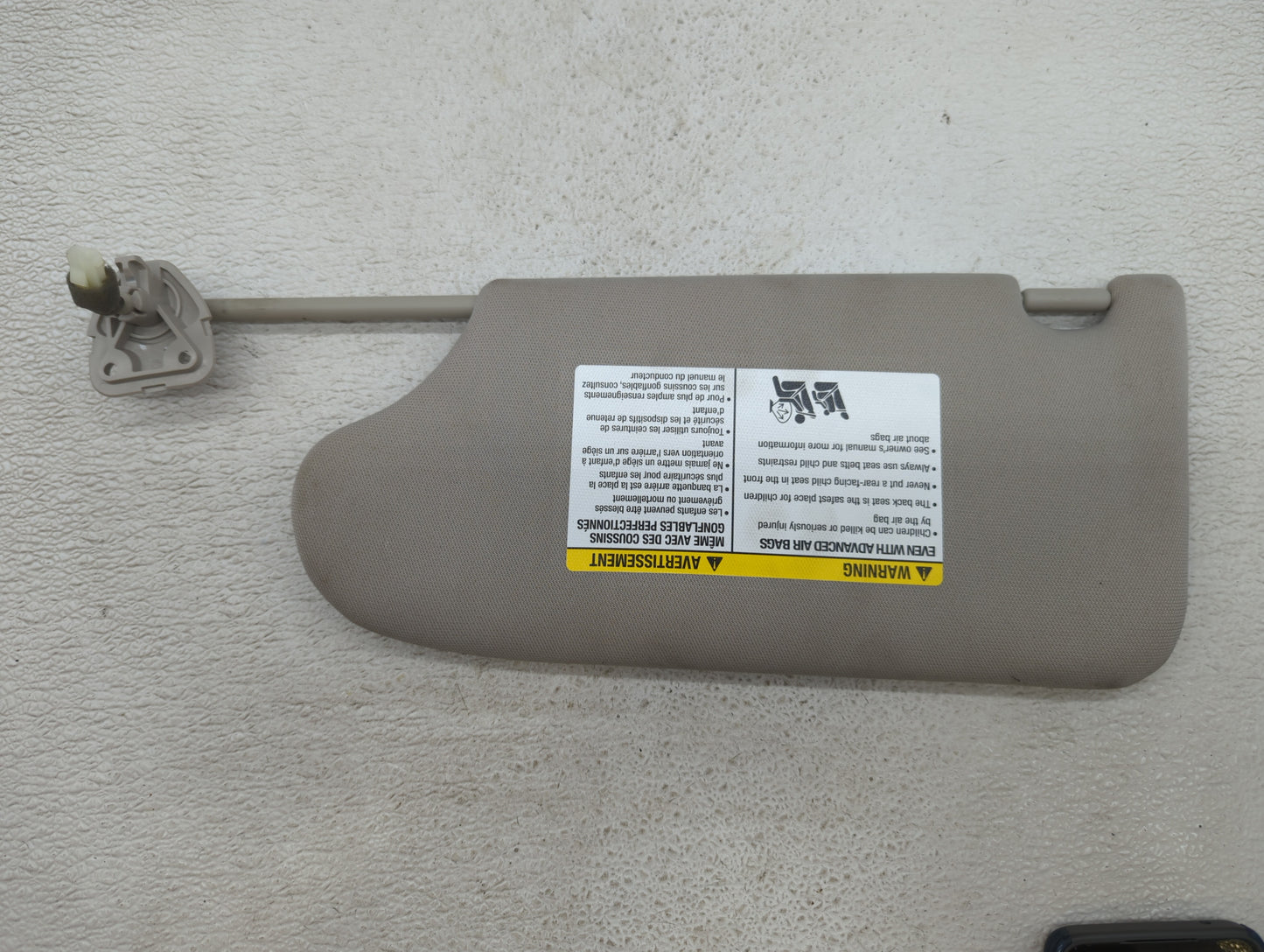 2013-2018 Nissan Altima Sun Visor Shade Replacement Passenger Right Mirror Fits Fits 2013 2014 2015 2016 2017 2018 OEM Used