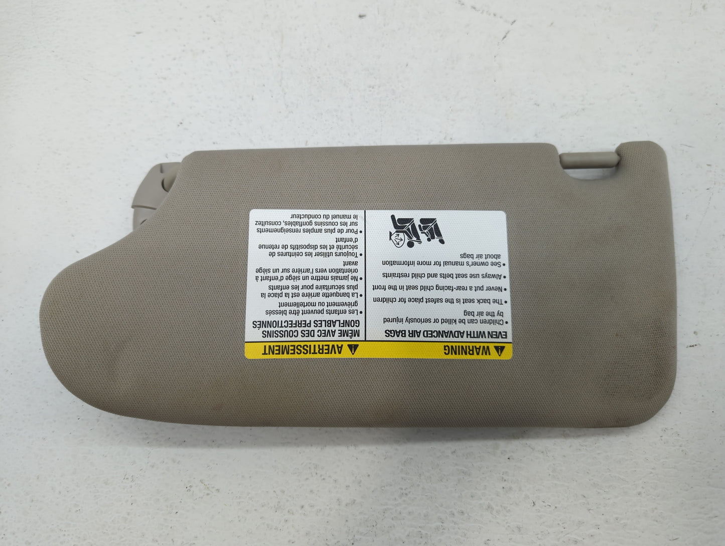 2013-2018 Nissan Altima Sun Visor Shade Replacement Passenger Right Mirror Fits Fits 2013 2014 2015 2016 2017 2018 OEM Used