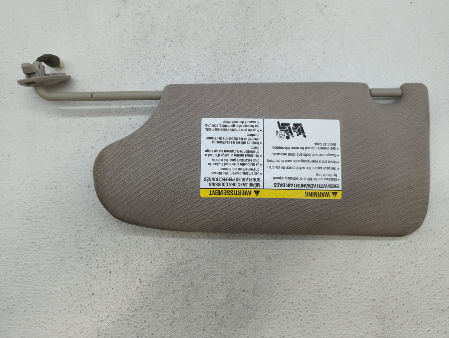 2013-2018 Nissan Altima Sun Visor Shade Replacement Passenger Right Mirror Fits Fits 2013 2014 2015 2016 2017 2018 OEM Used