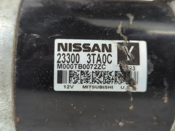 2013-2018 Nissan Altima Car Starter Motor Solenoid OEM P/N:23300 3TA0C Fits Fits 2013 2014 2015 2016 2017 2018 OEM Used Auto Parts