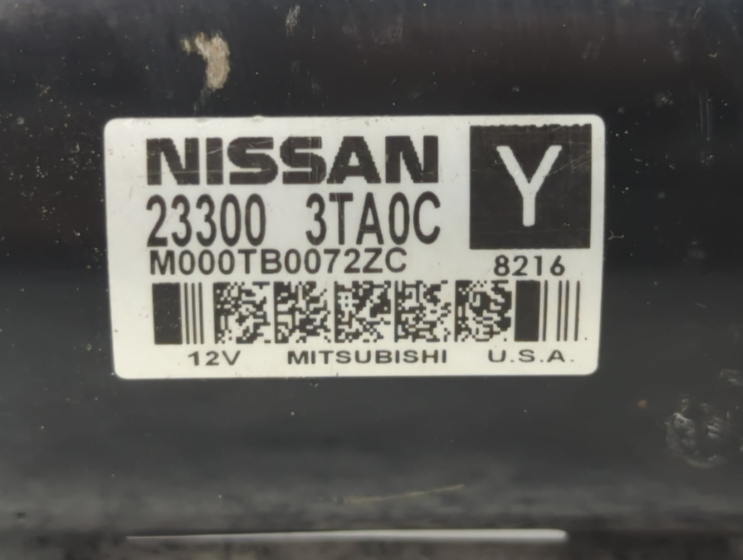 2013-2018 Nissan Altima Car Starter Motor Solenoid OEM P/N:M000TB0072ZC 23300 3TA0C Fits Fits 2013 2014 2015 2016 2017 2018