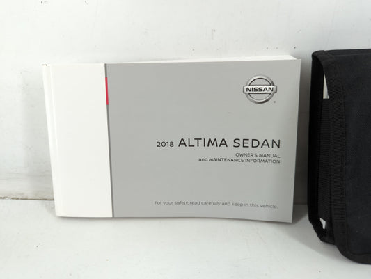 2018 Nissan Altima Owners Manual Book Guide P/N:OM18EA 0L33U1 OEM Used Auto Parts