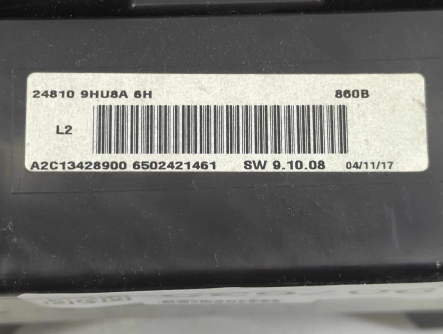 2018 Nissan Altima Instrument Cluster Speedometer Gauges P/N:24810 9HU8A 6502421461 Fits OEM Used Auto Parts - Oemusedautopa