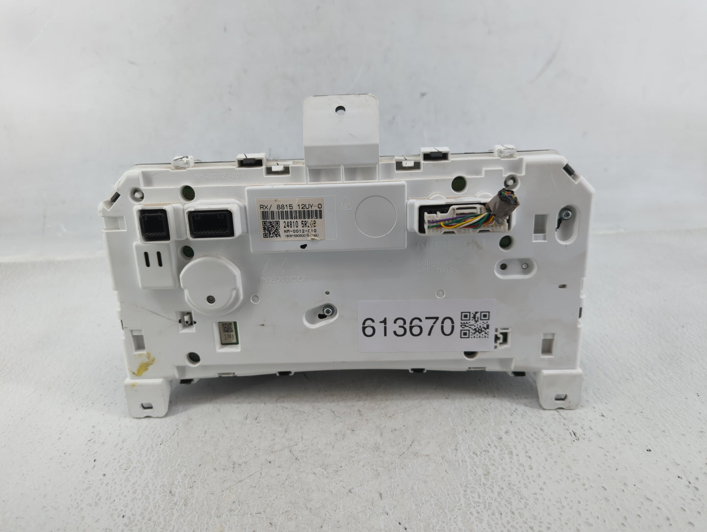 2018-2019 Nissan Kicks Instrument Cluster Speedometer Gauges P/N:24810 5RL0B Fits Fits 2018 2019 OEM Used Auto Parts - Oemus