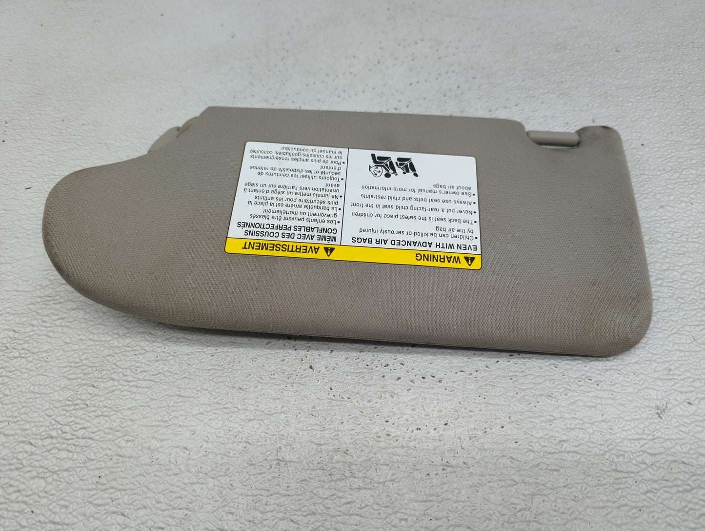 2018-2021 Nissan Maxima Sun Visor Shade Replacement Driver Left Mirror Fits Fits 2018 2019 2020 2021 OEM Used Auto Parts - O