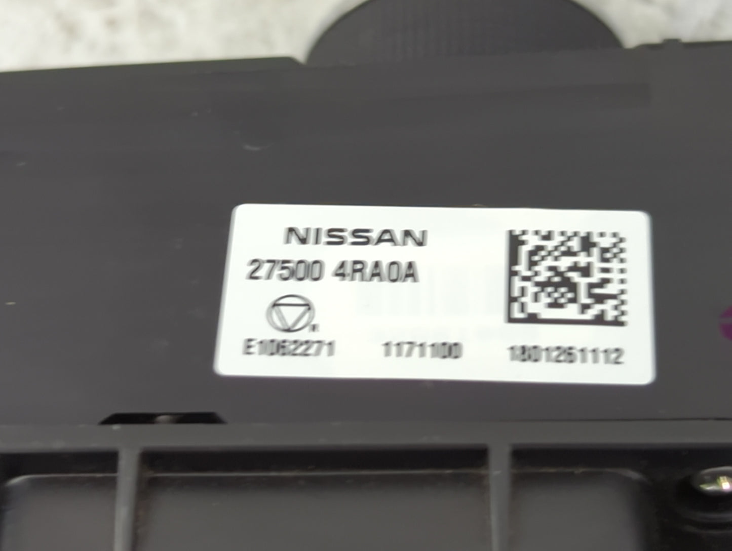 2016-2021 Nissan Maxima Climate Control Module Temperature AC/Heater Replacement P/N:27500 4RA0A Fits OEM Used Auto Parts -
