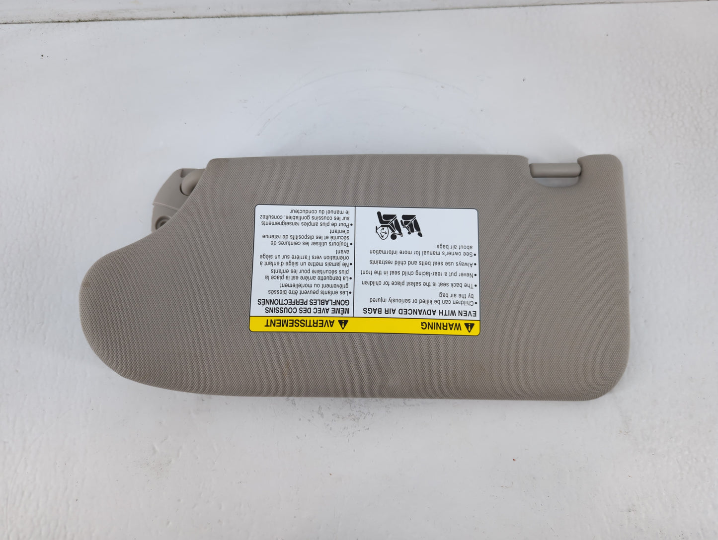 2018-2021 Nissan Maxima Sun Visor Shade Replacement Passenger Right Mirror Fits Fits 2018 2019 2020 2021 OEM Used Auto Parts