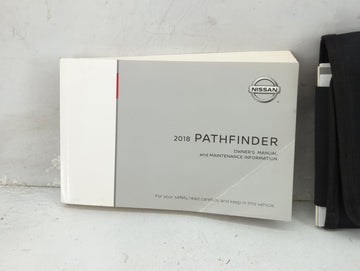 2018 Nissan Pathfinder Owners Manual Book Guide P/N:OM18EA 0R52U0 OEM Used Auto Parts
