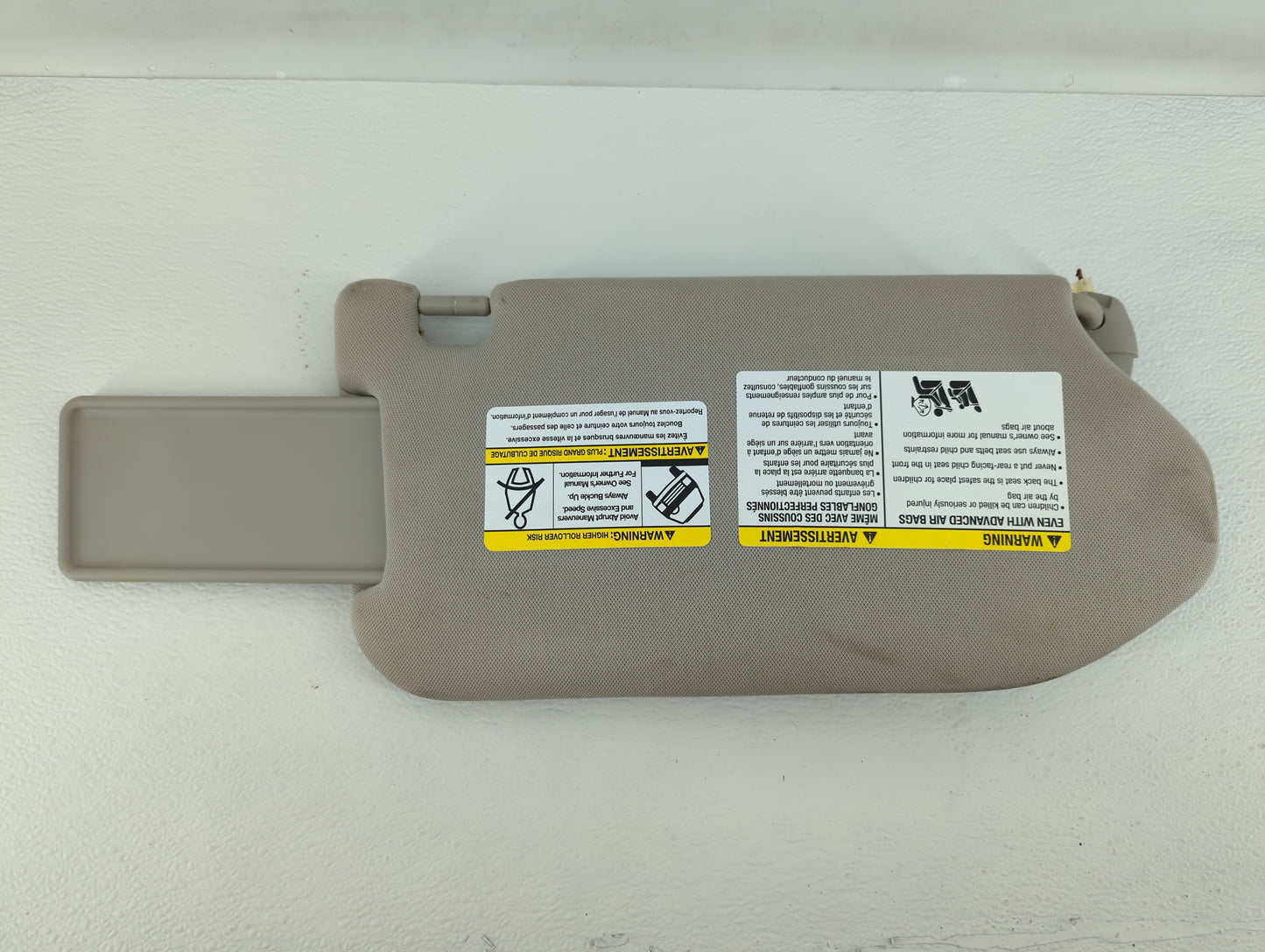 2013-2018 Nissan Pathfinder Sun Visor Shade Replacement Passenger Right Mirror Fits Fits 2013 2014 2015 2016 2017 2018 2019