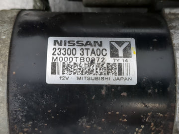 2015-2020 Nissan Rogue Car Starter Motor Solenoid OEM P/N:23300 3TA0C Fits Fits 2015 2016 2017 2018 2019 2020 OEM Used Auto Parts
