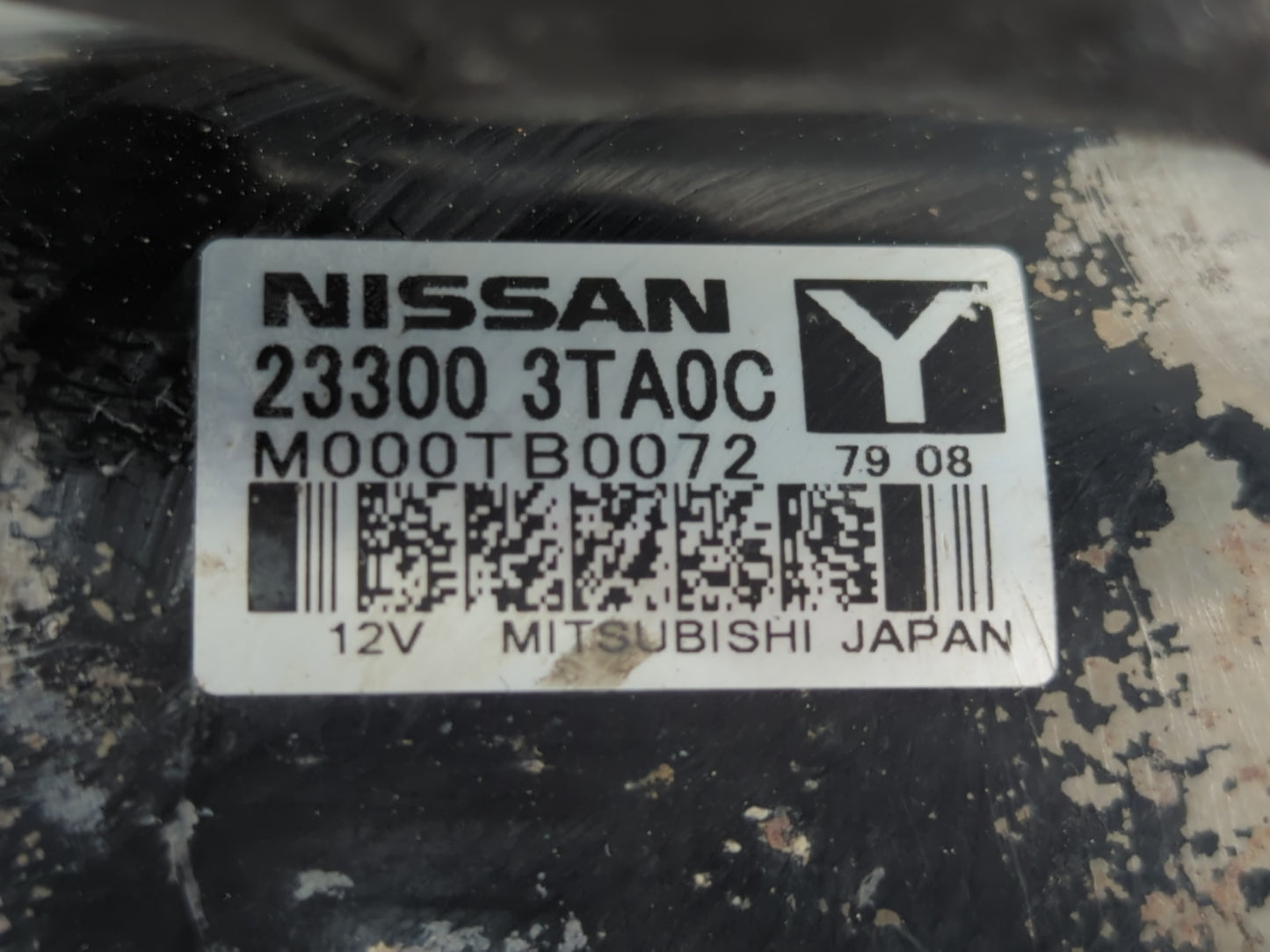 2015-2020 Nissan Rogue Car Starter Motor Solenoid OEM P/N:23300 3TA0C Fits Fits 2015 2016 2017 2018 2019 2020 OEM Used Auto