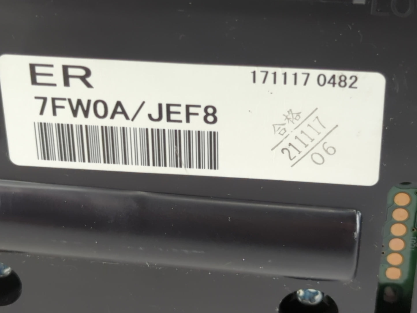 2018 Nissan Rogue Instrument Cluster Speedometer Gauges P/N:7FW0A/JEF8 Fits OEM Used Auto Parts - Oemusedautoparts1.com