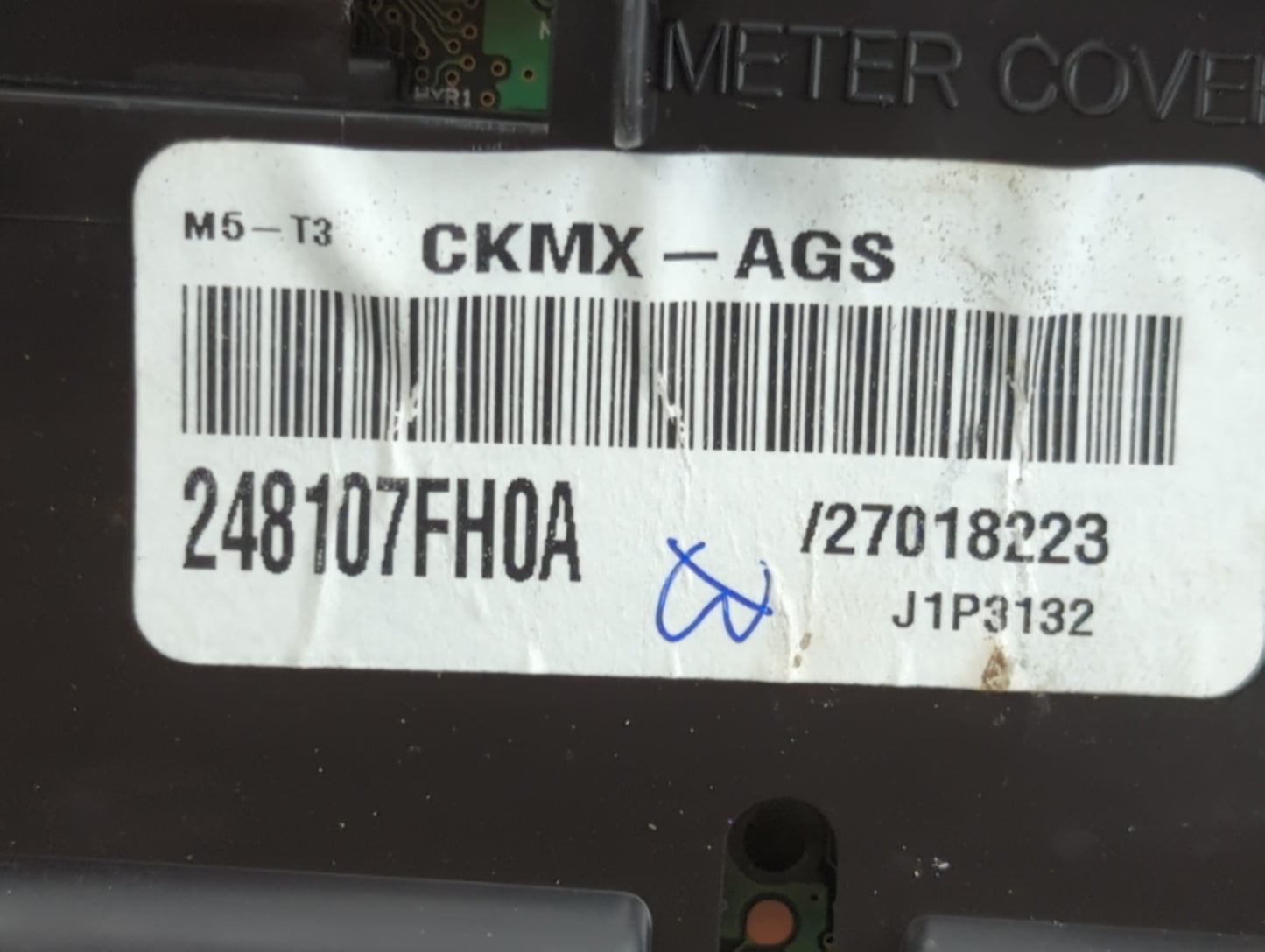2018 Nissan Rogue Instrument Cluster Speedometer Gauges P/N:248107FH0A Fits OEM Used Auto Parts - Oemusedautoparts1.com