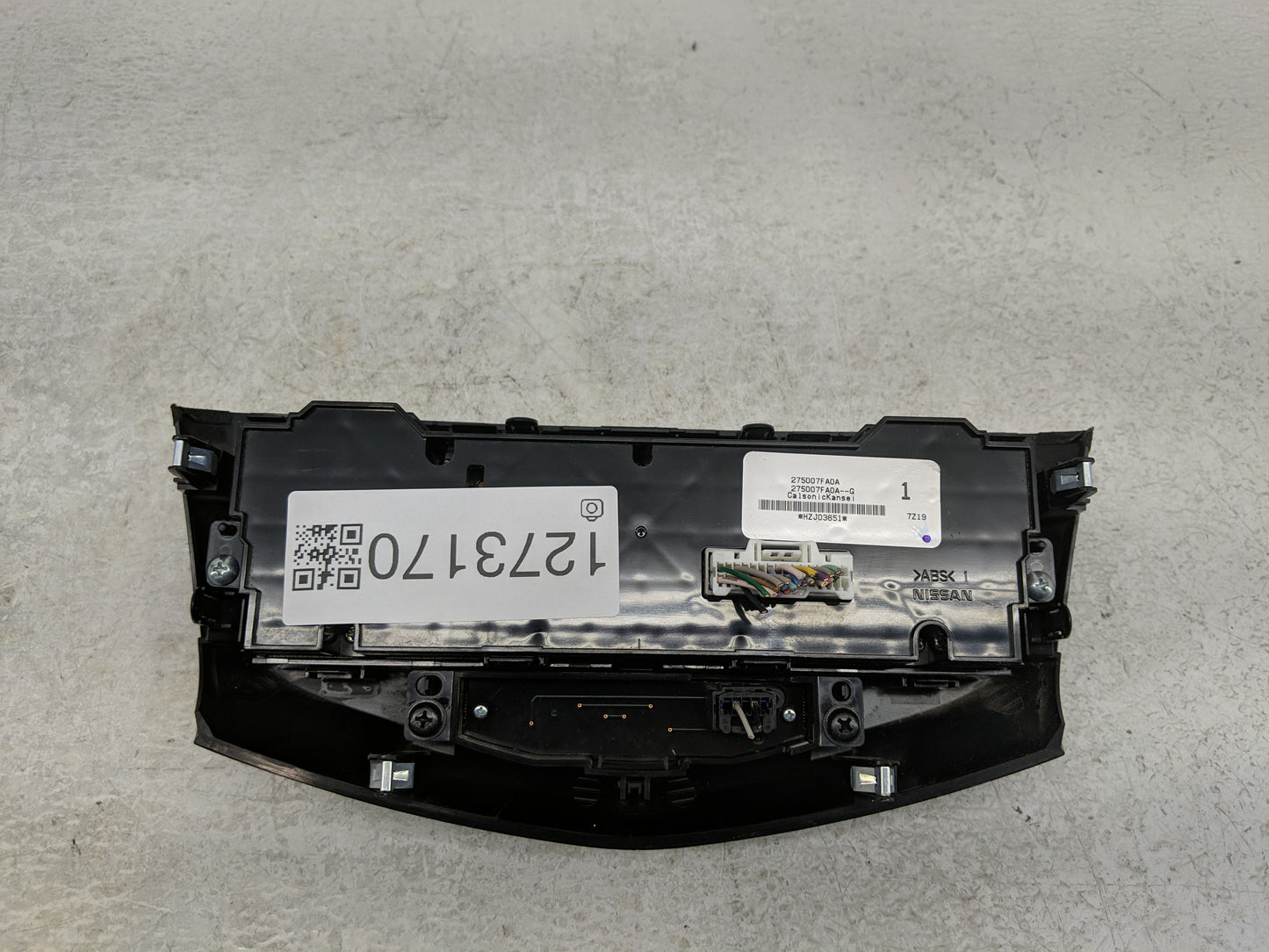 2017-2022 Nissan Rogue Climate Control Module Temperature AC/Heater Replacement P/N:275007FA0A G 275007FA0A Fits OEM Used Au