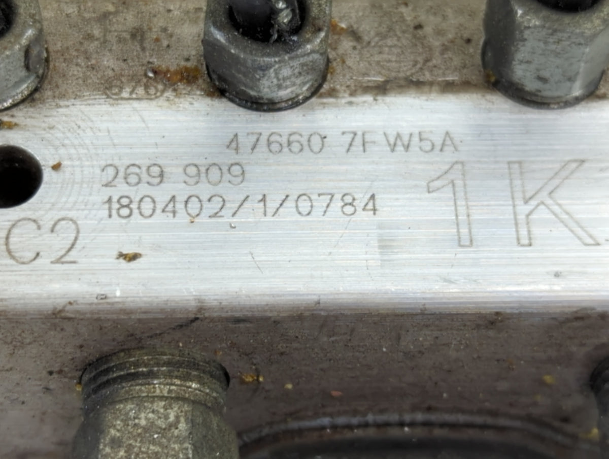 2018-2020 Nissan Rogue Anti-Lock Brake ABS Pump Module Actuator OEM P/N:47660 7FW5A 269909 Fits Fits 2018 2019 2020 OEM Used