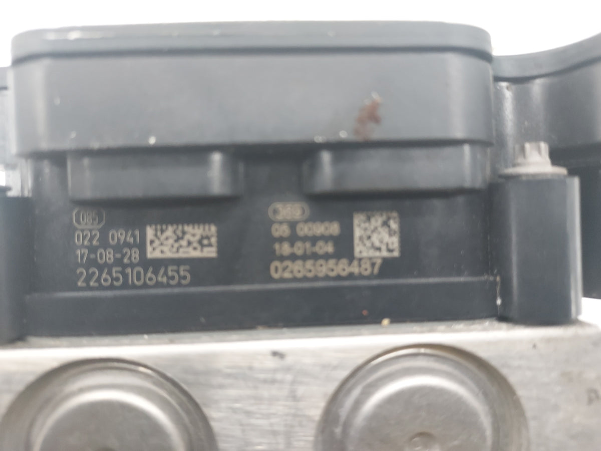 2018 Nissan Rogue Anti-Lock Brake ABS Pump Module Actuator OEM P/N:0265956487 2265106455, 0265259487 Fits OEM Used Auto Part