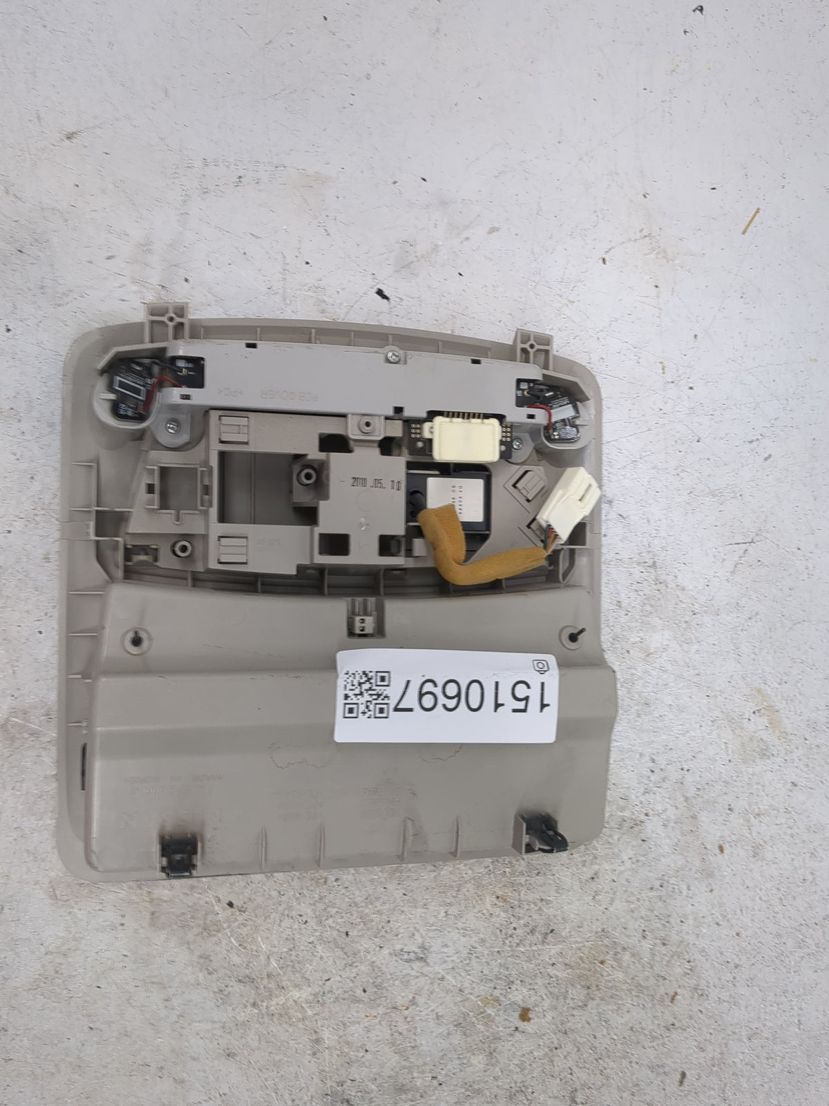 2018 Nissan Rogue Overhead Roof Console Tan - Oemusedautoparts1.com