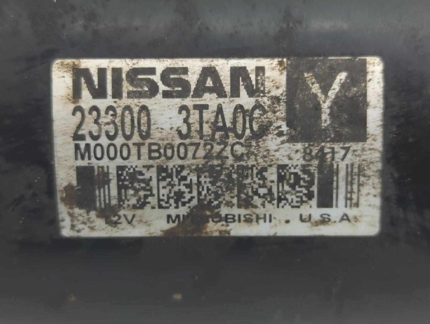 2015-2020 Nissan Rogue Car Starter Motor Solenoid OEM P/N:23300 3TA0C Fits Fits 2015 2016 2017 2018 2019 2020 OEM Used Auto